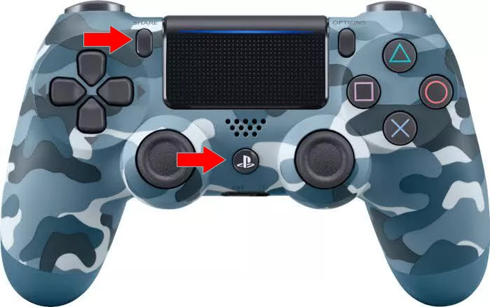 Tombol Pairing Dualshock 4