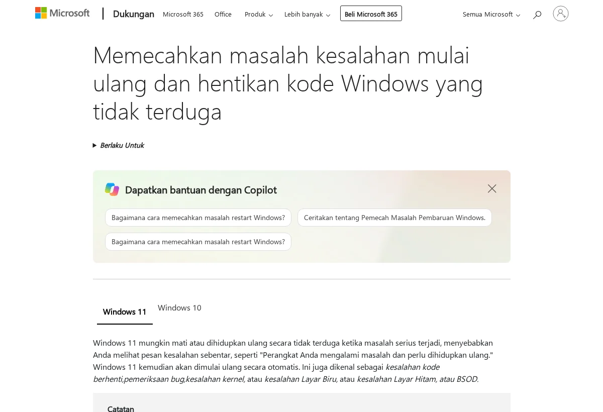 Panduan resmi: Cara Mengatasi Windows 11 yang Tidak Bisa Shutdown