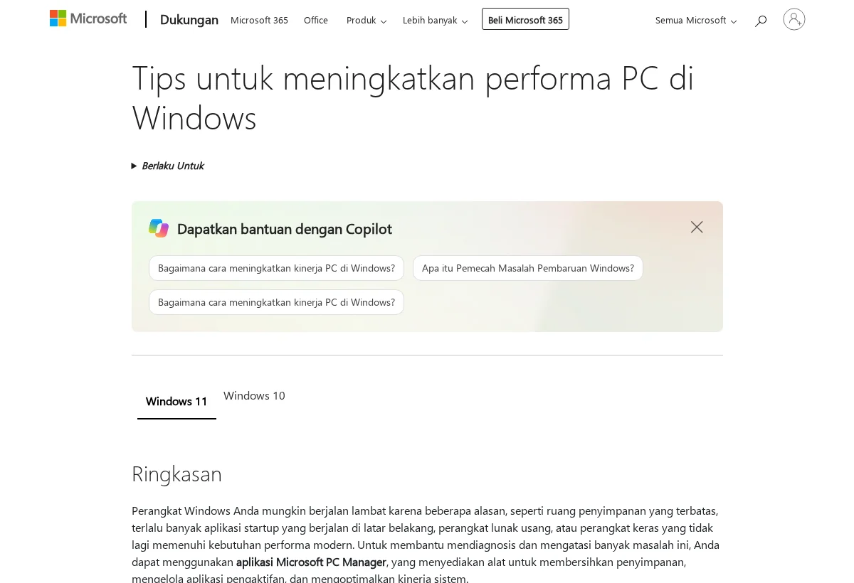 Panduan resmi: Cara Mengatasi Laptop Ngelag Tanpa Install Ulang